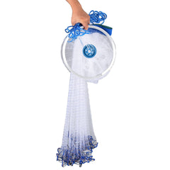 Alvinlite Cast Net 6-4ft radius for efficient live bait catching in saltwater.