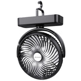 AMACOOL camping fan front view with 7-inch head for wide airflow