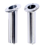 Amarine-made rod holders, 30-degree front view