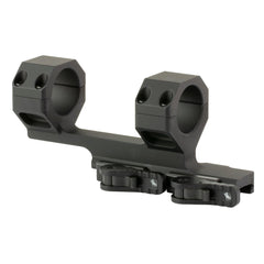 AM DEF Delta scope mount installed on rifle rail for reliable mounting.