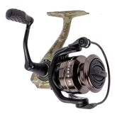Lew's American Hero Camo 300 spinning reel front view