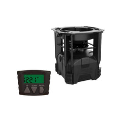 AMERICAN HUNTER 5-gallon hopper showing generous capacity for deer feed