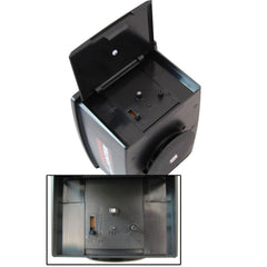 American Hunter feeder with galvanized slinger delivers feed reliably and durably