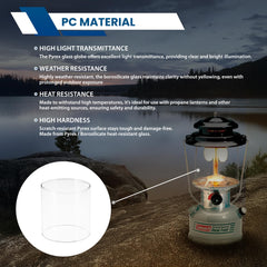 Clear, distortion-free light output for steady outdoor lighting.