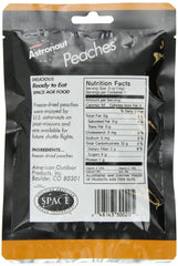 Crunchy freeze-dried peaches from American Outdoor Products for trail snacking.