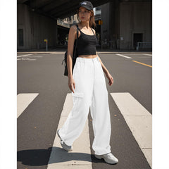American Trends cargo pants elastic waistband adjustable fit for various bodies