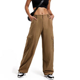 American Trends cargo pants women fabric closeup illustrating lightweight texture for daily comfort