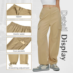 American Trends cargo pants fabric texture quick-dry for active days