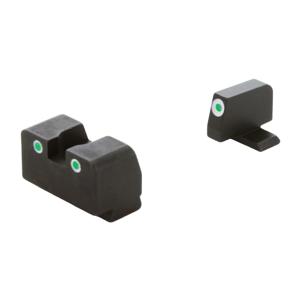 AmeriGlo Classic front sight with green glow for fast target acquisition