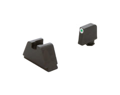 AmeriGlo optic-compatible sight set for Glock enhances co-witness with red dot setups