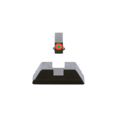 AmeriGlo Protector rear sight for Walther PDP with black serrated U notch to reduce glare.