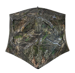 Ameristep Care Taker Magnum wide-bottom footprint showing extra space for gear and up to three hunters.
