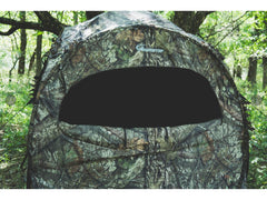Ameristep Doghouse Extreme with sliding windows improves visibility while remaining stealthy