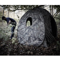 Ameristep Durashell Plus outer fabric delivers lightweight durability and quick concealment.