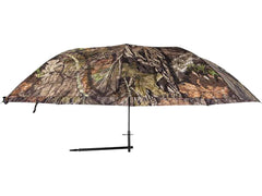 Ameristep Hunter's Umbrella shields treestands from rain and sun with Break-Up Country camo