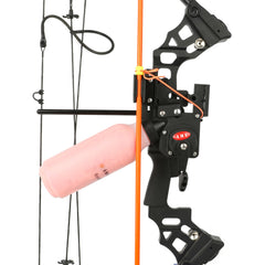 Bowfishing reel assembly and installation example