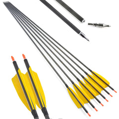 AMEYXGS carbon arrow 34inch with 400 spine for precise target practice.
