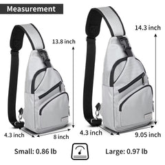 AMJ sling bag back view highlighting breathable shoulder straps for comfort