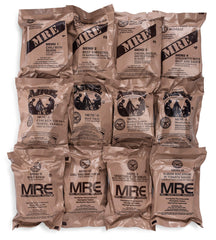 Ammo Can Man 2021 MRE assortment in packaging, ready for hiking adventures.