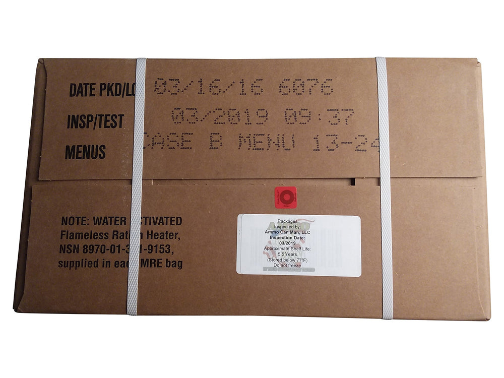Ammo Can Man MRE Case front view, rugged enclosure ready for outdoor prep