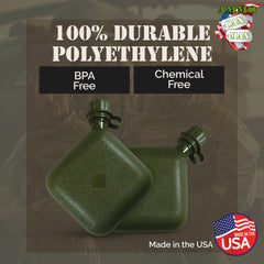 Ammo Can Man screw cap design prevents leaks during outdoor use