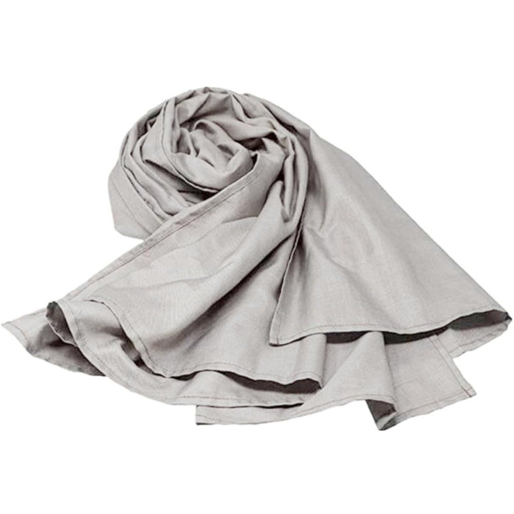 Amradield Faraday Scarf shielding fabric demonstrates durable silver fibers for daily protection.