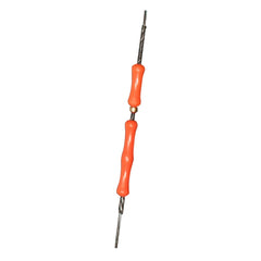 AMS Bowfishing String Things orange finger tab protects fingers during long bowfishing trips.