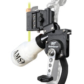 AMS Retriever TNT bowfishing reel left-hand side front view
