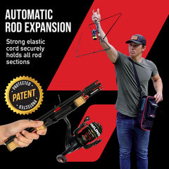Compact six-piece rod setup for automatic expansion