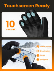 AMZYXH heated gloves with anti-slip palms for secure grip