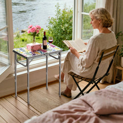 Anbte 2ft folding table setup for outdoor use