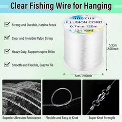 0.7 mm invisible fishing line for decorations