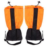 ANGGREK adjustable-kids-leg-gaiters shielding boots from mud on trails