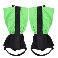 ANGGREK kids leg gaiters windproof close-up showing durable outer fabric for all-weather protection