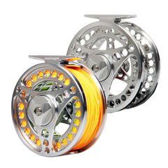 Angler Dream EX-ALC CNC machined large arbor reel with line combo