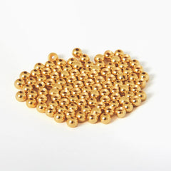 Angler Dream gold tungsten bead 4.65mm closeup for bead-head flies with lasting finish