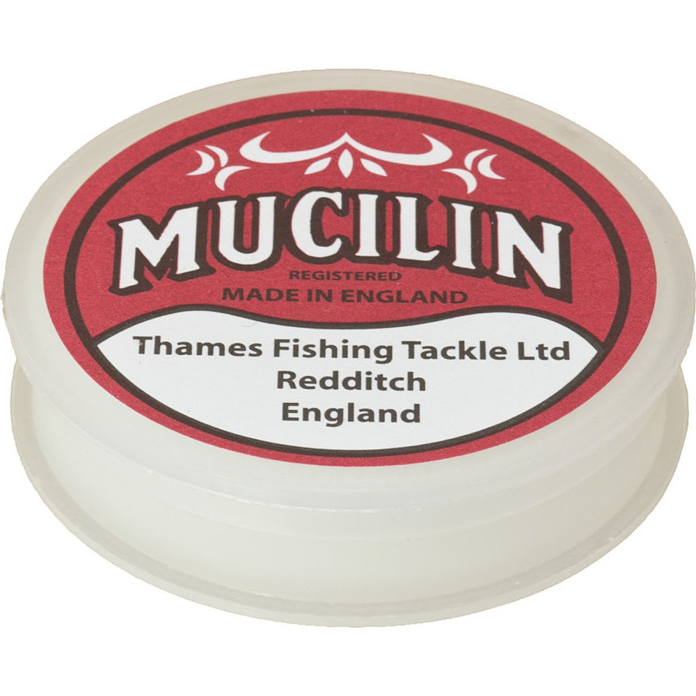 Anglers Accessories Thames Mucilin red can floatant paste enhances fly buoyancy and line glide during fishing
