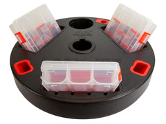 Angler's Best Lazy Joe around the seat pedestal keeps gear within reach.
