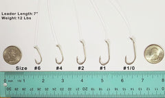 Angler’s Grotto closed-eye, offset-point hook design reduces pull-offs and protects plastics.
