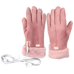 Angoily USB heated gloves with palm and back coverage for outdoor warmth.