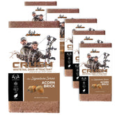 Ani-Logics Outdoors Crush Attractant Brick Acorn closeup for deer attraction and nutrition