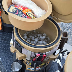 ANIMUS ACCESSORIES Animus Workstation Cooler lunch compartment maintains fresh meals on site.