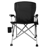Anmiro folding camping chair with cupholder for easy outdoor beverages.