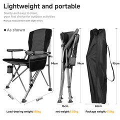 Anmiro chair with removable storage bag keeps essentials within reach