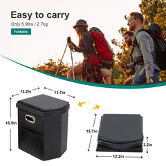 Ann Katy Upgrade XL height 15.7 inches offers comfortable seating.