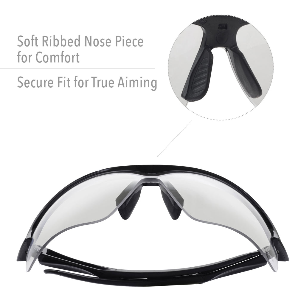 ANSI Z87.1-2015 compliant safety eyewear with UVA/UVB protection