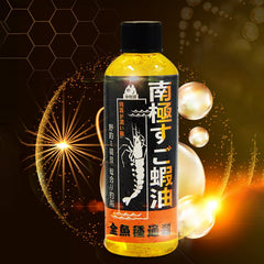 Close-up of the product label highlighting Antarctic krill oil