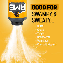 Anti Monkey Butt kaolin-barrier image emphasizes advanced chafing protection.