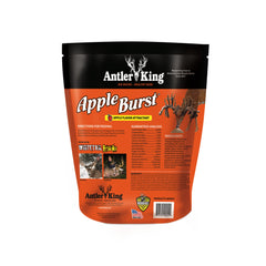 Antler King Apple Burst attractant being poured for quick field setup