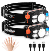 Anylight headlamp 500 lumens for bright night visibility during tasks